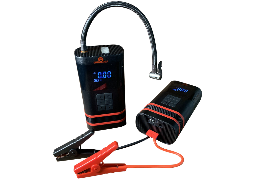 CrossFire by OmegaStrap Jump Starter/Battery Pack with Tire Inflator